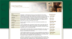 Desktop Screenshot of foutsfuneralhome.com